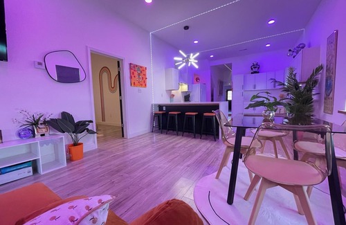 Central Gardens House | The Neon Nest: Retro Chic 4BR Home in Cooper Young
