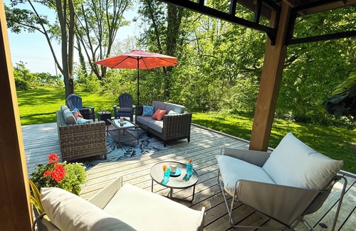 Amherstburg Cottage | The NEST-an upscale beach cottage in Holiday Beach Conservation Area