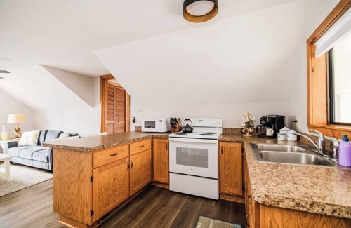 Boyne City Apartment | The Nest: Downtown loft style: 2 bedroom: Sleeps 4