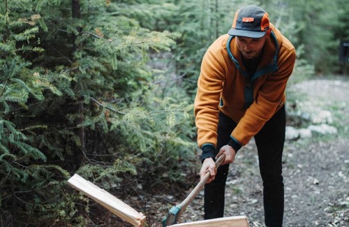 Blaeberry Cabin | The Off-Grid Red Yurt in the woods