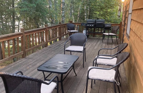 Marcell Cabin | The Pine Ridge Cabin on Spider Lake, Marcell Mn-Private lakeside with two docks.
