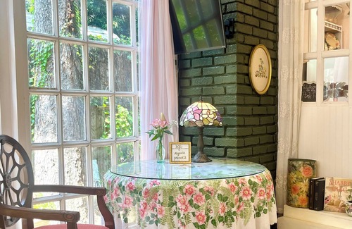 Maple Ridge North Apartment | The Pink Porch. A sunny botanical haven.