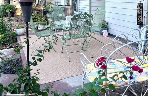 Maple Ridge North Apartment | The Pink Porch. A sunny botanical haven.