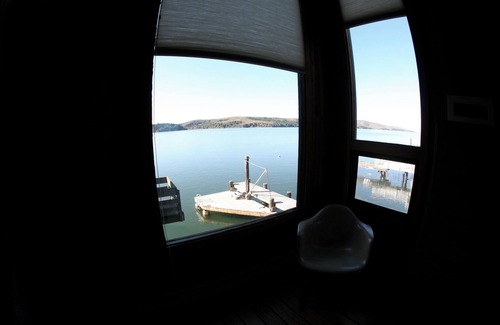 Marshall House | The Poets Loft: 2-bedroom house over Tomales Bay with stunning views in Marshall