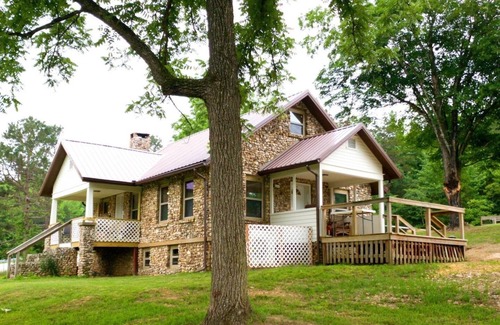 Parthenon House | The Rock House on 100 Acres with River Access