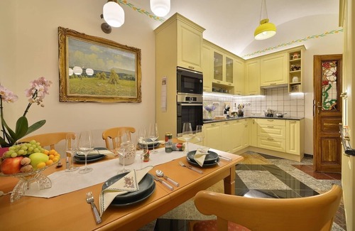 Smichov Apartment | The romantic luxury apartment is located on the ground floor of a house from the year 1890