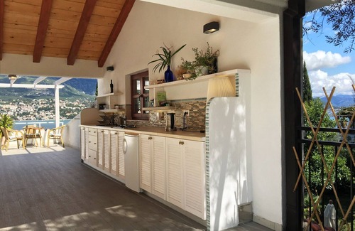 Igalo Apartment | The rooftop room with large terrace and great views