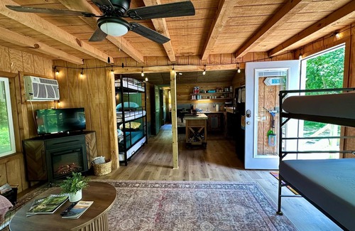 Pocahontas Cabin | The Shanty + Private Sandy Beach + Wi-Fi (very secluded)