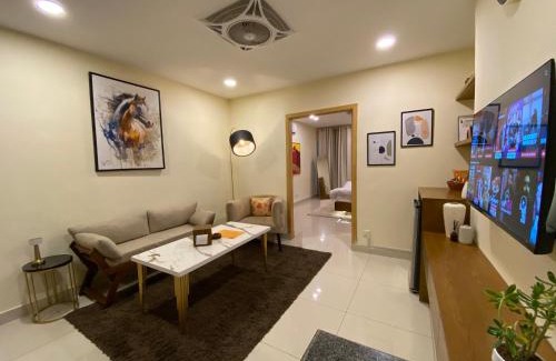 Islamabad Apartment | The Skyluxe Designer Suite with Rooftop Pool