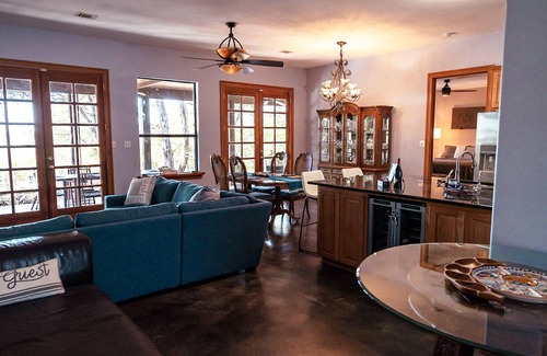 Lago Vista House | The sound of silence. Reconnect with family at this special cabin in the woods