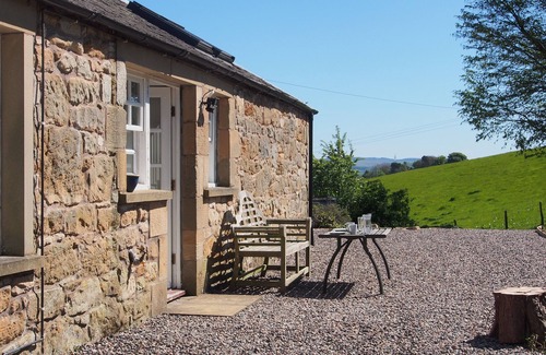 Falkland House | The Steading cottage with large gardens, south-facing patio with great views!