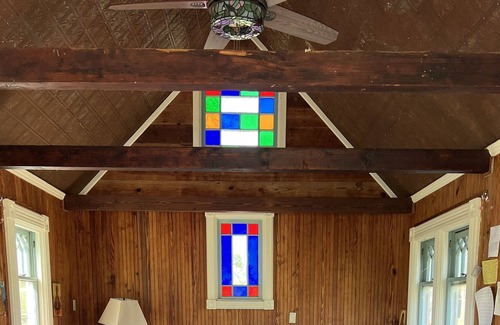 Garfield Cabin | The Tiny Chapel of Kindness: One of a Kind Tiny Chapel Glamping