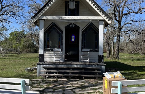 Garfield Cabin | The Tiny Chapel of Kindness: One of a Kind Tiny Chapel Glamping