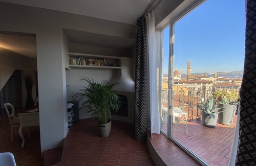 San Niccolo Apartment | The view of Sangiorgio