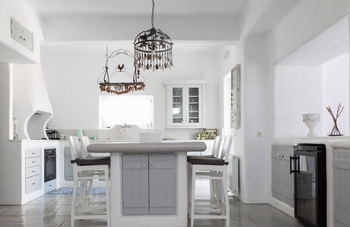 Antiparos Villa | The villa Yialos has see view in sunset and swimming pool
