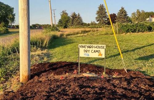 Ripley RV Rental | The Vineyard House RV Cabin site #1