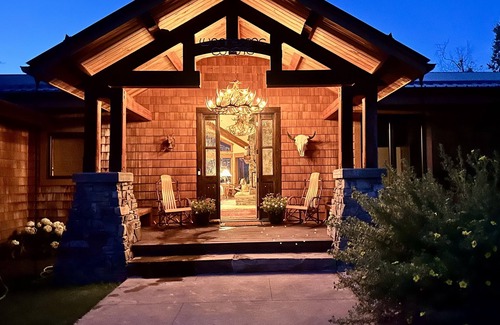 Bigfork House | The "Wandering Coyote" riverfront home located on the Swan River in Bigfork, MT.