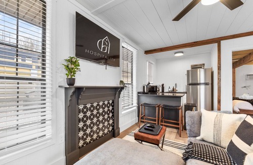 Creola Cabin | The White Lantern + Hot Tub l Fire Pit
