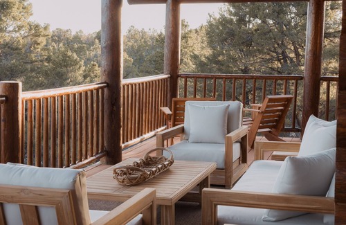 Zion National Park East Entrance Cabin | THE ZION CABIN—Log Cabin Just Outside Zion National Park