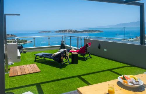 Agios Nikolaos Apartment | Thea Panoramic Sea View