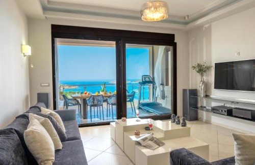 Agios Nikolaos Apartment | Thea Panoramic Sea View