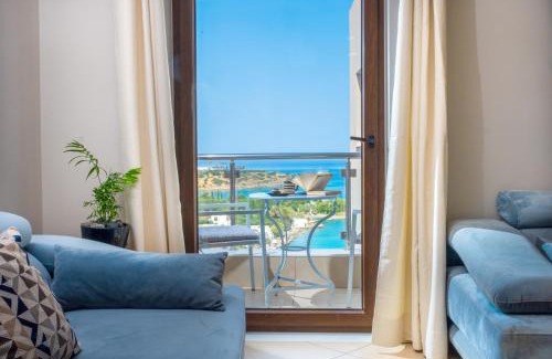Agios Nikolaos Apartment | Thea Panoramic Sea View