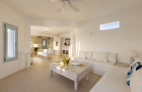 Paros Villa | Thea Villas 1, Breathtaking Panoramic View To the Sea & Sunset, private pool