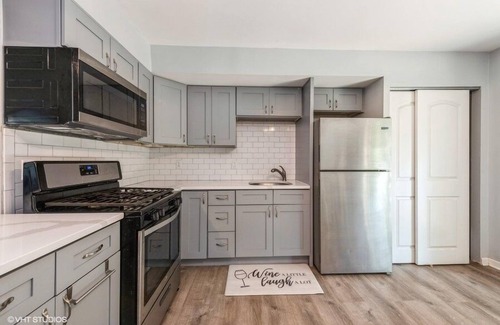 Michigan City Apartment | This 3 bedroom, 2 bathroom home is in a scenic area but closes to Indiana Dunes National Park.