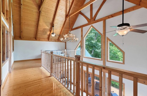 Townsend Cabin | This Amazing home has much to offer ,spacious rooms & and a hot-tub for relaxing