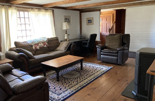 Cornish Apartment | This cozy apartment is situated on 20 acres with a distant view of Sebago Lake.