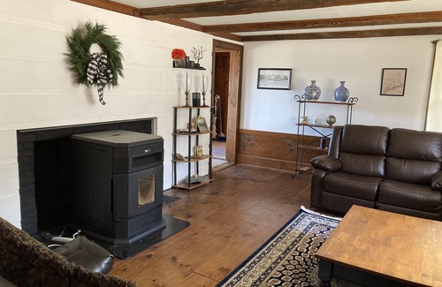 Cornish Apartment | This cozy apartment is situated on 20 acres with a distant view of Sebago Lake.