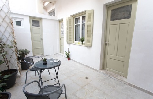 Keratsinion House | this family friendly house is surrounded by a patio, a place to relax!
