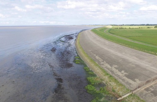 Westerland House | This holiday home in Westerland offers a beautiful view of the Wadden Sea.