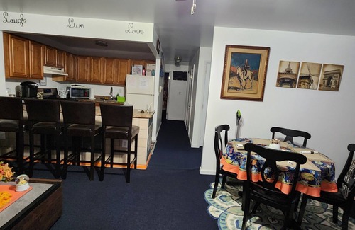 West Bronx House | This room is a simple quiet getaway for a family or a couple.