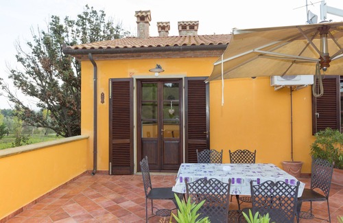 Rosignano Marittimo Apartment | Three-room apartment 58sqm with swimming pool in the countryside 3km from beach