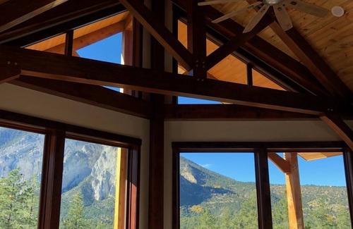 Nathrop House | Timber Frame Home with Spectacular View of Chalk Cliffs and Canyon