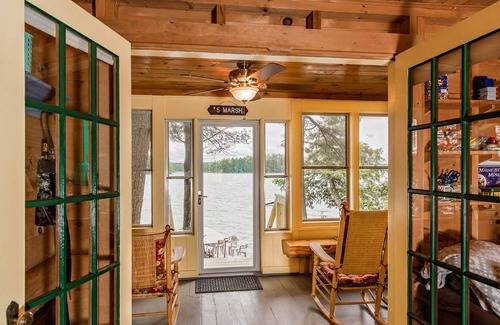 Smithfield Cottage | Timeless Lakefront Cottage with private dock- East Pond Belgrade Lakes Region