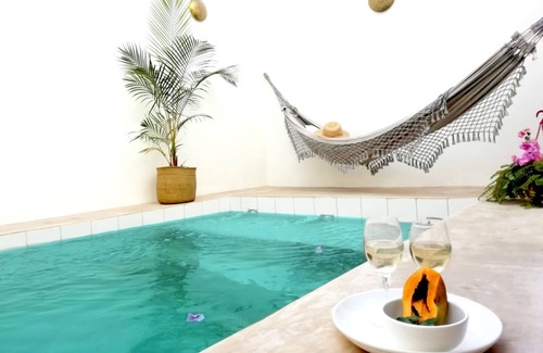 Jambiani Villa | Tiny Eco pool villa 3 beds 1 min beach serviced