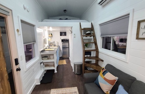 New Paris Cabin | Tiny Home at Camp Mahanaim - New Paris, OH - Private Lake