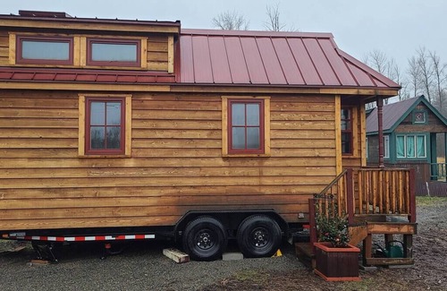 Buckley Cabin | Tiny Home Hotel Tumbleweed Cypress #1 on the farm