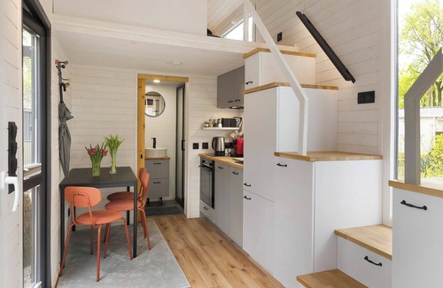 Caputh House | Tiny Home 'Tiny House Nr 6' with Private Terrace, Wi-Fi and Air Conditioning