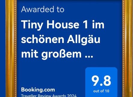 Seibranz Ski Chalet | Tiny House 1 im schönen Allgäu mit großem Garten, Naturnah