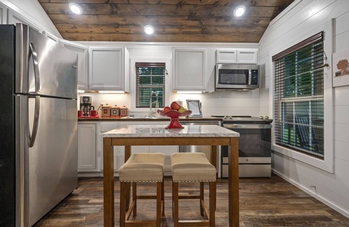 Golden House | Tiny House on 27 acres in Broken Bow!
