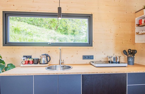 Oberkirch House | Tiny House 'Toftaholm' with Private Terrace, Wi-Fi and Air Conditioning