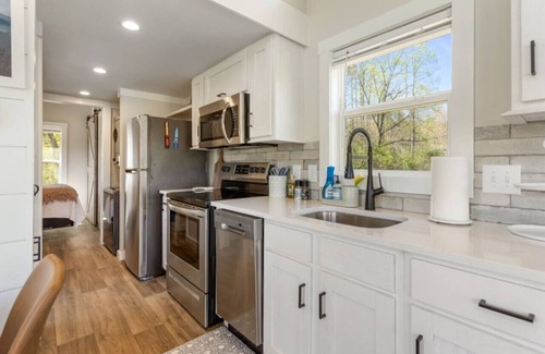 Mills River House | tiny monroe · Trout Lily Tiny Home @ Acony Bell Village