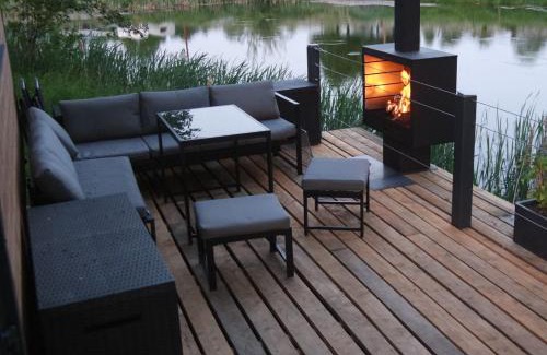 Buhlau House | TinyHousebeiDresden klein aber fein, beste Alleinlage direkt am Naturteich, große Terrasse - Nähe Sächsische Schweiz und Dresden