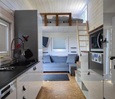 Buhlau House | TinyHousebeiDresden klein aber fein, beste Alleinlage direkt am Naturteich, große Terrasse - Nähe Sächsische Schweiz und Dresden