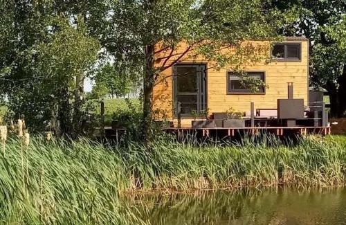 Buhlau House | TinyHousebeiDresden klein aber fein, beste Alleinlage direkt am Naturteich, große Terrasse - Nähe Sächsische Schweiz und Dresden