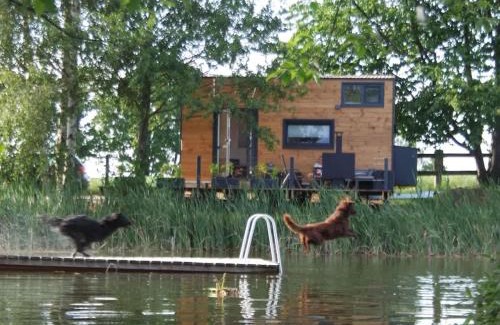 Buhlau House | TinyHousebeiDresden klein aber fein, beste Alleinlage direkt am Naturteich, große Terrasse - Nähe Sächsische Schweiz und Dresden