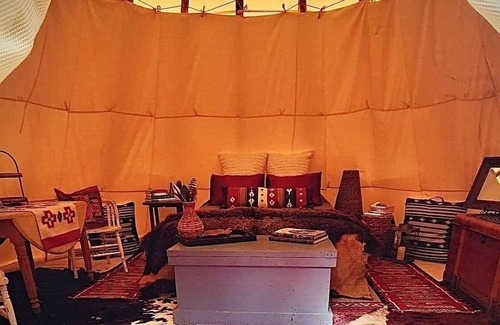 Seaman Cabin | Tipi living! Book a new extraordinary experience in Adams Co, OH